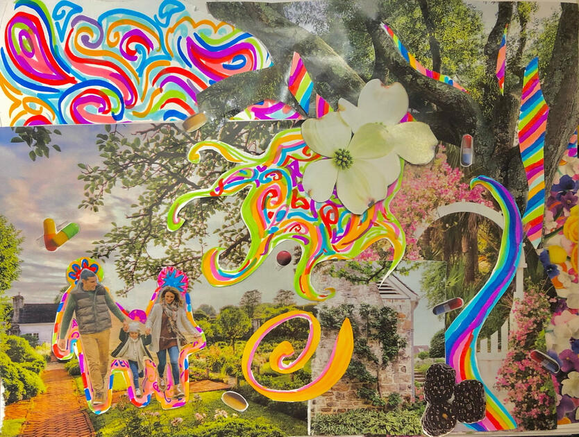 “Lysergide Daydream” collage